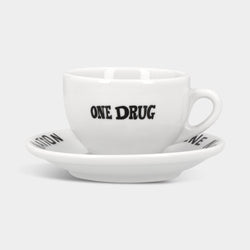 Caffenation Cups ONE DRUG ONE NATION - for Doppio Espresso and Cappuccino 14cl