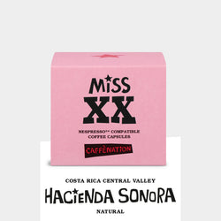 Coffee Capsules Miss XX  (per box of 12 x 10)