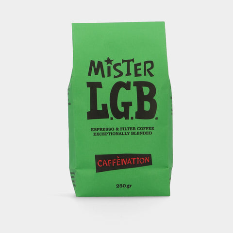 Empty 250 grams bags Mister LGB - GREEN (PER 25)