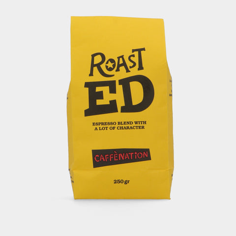 Empty 250 grams bags ROAST ED - YELLOW (PER 25)