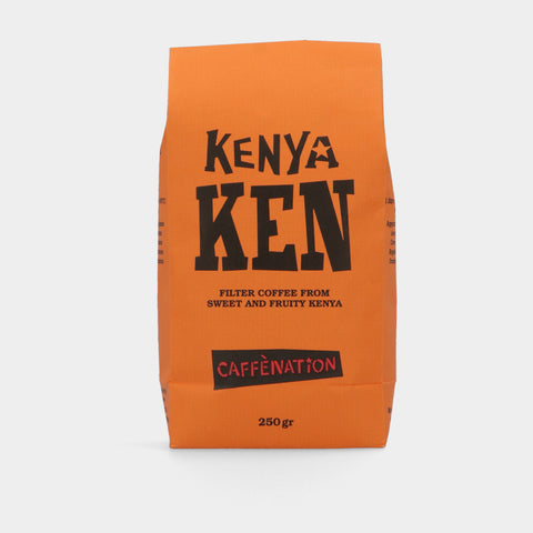 Empty 250 grams bags Kenya KEN - ORANGE (PER 25)